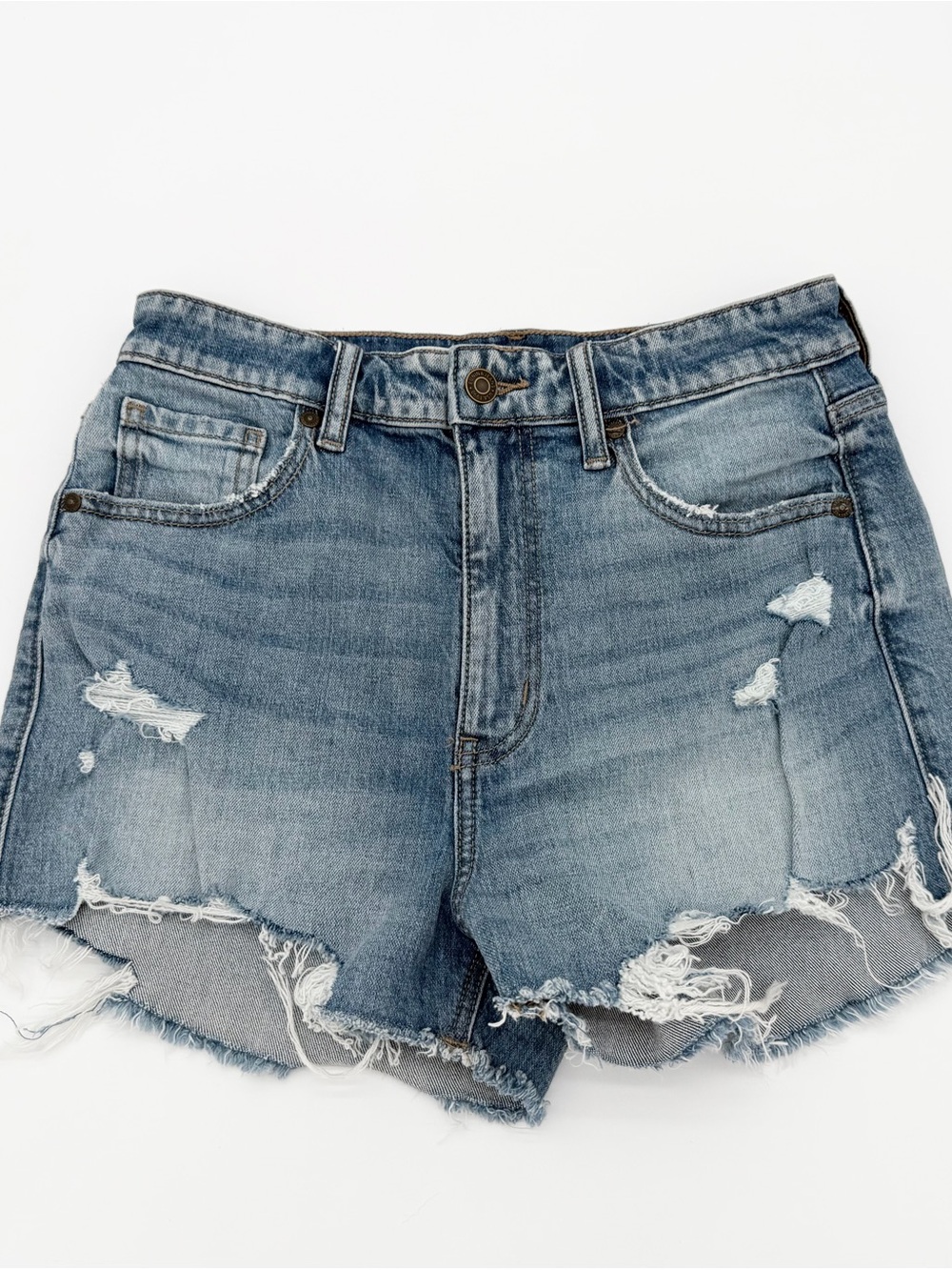 NWOT | Eunina Light Blue Distressed Denim Shorts